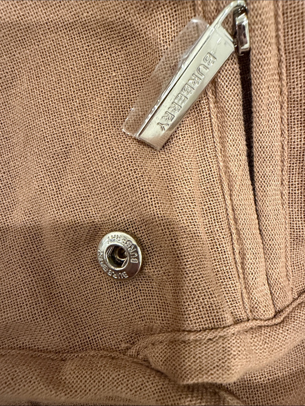 Burberry Brown Canvas Garment Bag with Top Handles - Picture 8 of 13